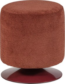 Piros buklé puff Islen – WOOOD