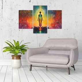 Kép - Nő és csakrák (90x60 cm)