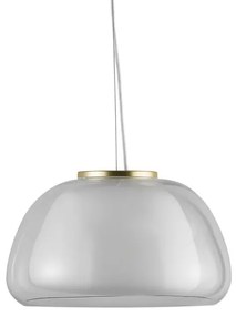 Nordlux - JELLY kábeles függőlámpa 1xE27/40W/230V fehér/átlátszó