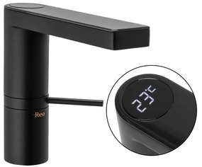 Fürdőszobai csaptelep Rea Amar LCD Low Black