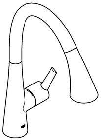 GROHE 30219002 - Elektronikus mosogató csaptelep ZEDRA TOUCH, fényes króm