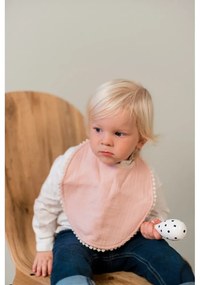 London rózsaszín muszlin előke - Kindsgut