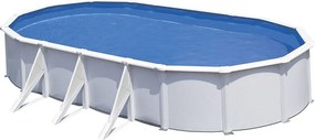 PONTAQUA KIT 7 fémfalas családi medence szett 7,3 x 3,75 x 1,2 m