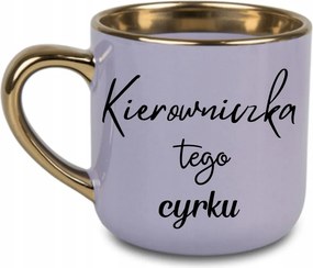 Elegáns bögre A cirkusz vezetője/Kérlek ne nézz rám 400 Lila