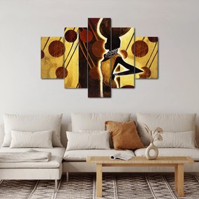 Egy ősi művészeti festmény képe (150x105 cm)