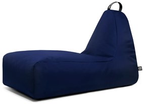 Sötétkék babzsákfotel Chill XXL – So Soft?