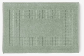Goldea frottír fürdőszobai szőnyeg mozaika – zsályaszínű 50 x 70 cm