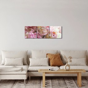 Kép - Bazsarózsa (órával) (90x30 cm)