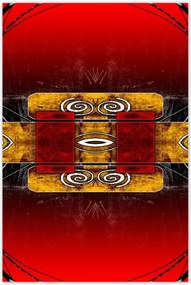 Poszterek 80x120 Kör alakú fantázia