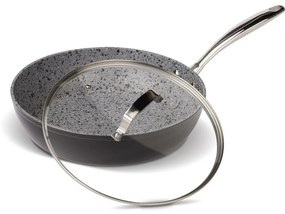 Lamart LT1262 serpenyő fedéllel Granit, átmérő 28cm