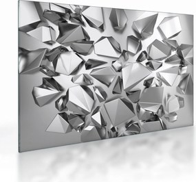 A 3D absztrakció képe (üvegen) (70x50 cm)