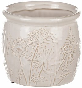 Flores virágtartó, 14 x 12 x 14 cm, kerámia