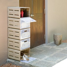 Flex moduláris cipőszervező Brown 30 x 36 x 22 cm