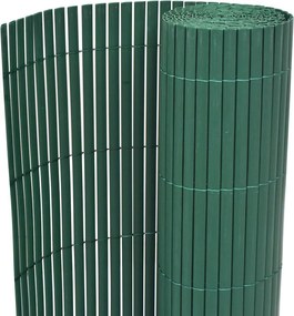 vidaXL Kerti Kerítés Zöld 150 x 300 cm PVC