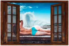 Poszterek 120x80 Vihar előtti csend Tengerpart