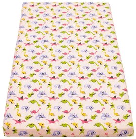 Gyerek habszivacs matrac New Baby 120x60 rózsaszín - különféle minta