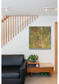 Farm Garden With Crucifix másolat, 60 x 60 cm - Gustav Klimt