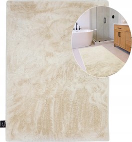 Fürdőszobaszőnyeg Csúszásgátló Puha Rabbit Krém 60x90 cm Bella