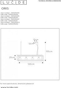 Függeszték Fa ORIS LUCIDE 31472-04-72