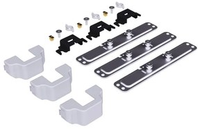 Konyhai fémrács, kamravasalat, 300mm, króm, teljes kihúzású, csillapított záródás, 1615-1915mm, 5 kosár SIGE, Green Line 260