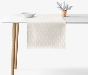 Goldea natura karácsonyi asztali futó - ágak természetes alapra 20x120 cm