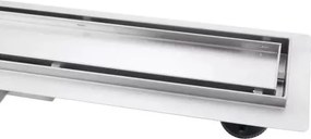 AREZZO design 2in1 700 mm-es rozsdamentes acél folyóka
