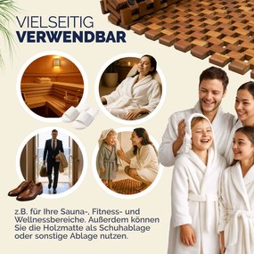 Akác fürdőszobai kilépő, 50x80 cm