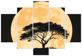 Kép – Fa arany teliholdban II. (150x105 cm)