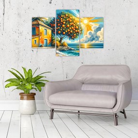 Kép - Ház narancsokkal I. (90x60 cm)