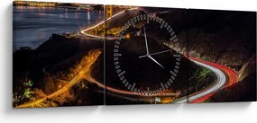 Kép - Golden Gate Bridge (órával) (90x30 cm)