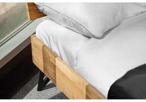 Tölgyfa franciaágy 140x200 cm Golo 2 - The Beds