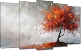 Vászonkép 100x60 Fa tüzes színekben