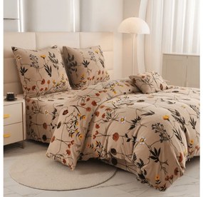 HERBAR bézs mikroplüss ágyneműhuzat Ágyneműhuzat mérete: 70 x 90 cm | 140 x 200 cm