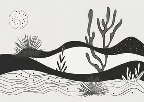 Poszter 84x59,5cm Kert az éjszakában