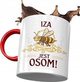 Piros Bögre Izabella Feleség Ajándék Nyomtatott Fotóval