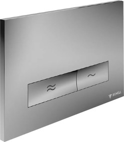 SCHELL Montus Konkav WC-nyomólap, 2 vízmennyiségű, mattkróm