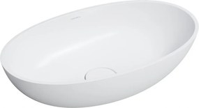 Mosdókagyló Shell M+ pultra szerelhető, 60 x 35 cm fehér matt /bm/ (shellunbm) /po/