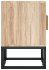 szerelt fa és vas TV-szekrény 105x30x45 cm