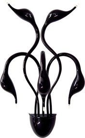 Italux SWAN MB8098-5A BLACK Fali lámpa 5x20W/G4 IP20