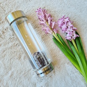 TEMPO-KONDELA CRYSTAL, Üveg ametiszt kristállyal, 500 ml