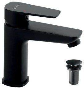 Novaservis Metalia 58 mosdó csaptelep clic-clac rendszerrel fekete 58003,5 58003.5