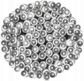 Karácsonyfa lámpák Led 100 Fehér Hideg 8 m Flash Vízálló Kültéri IP44