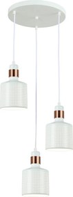 Italux RESTENZA PND-2439-3-WH Függőlámpa 3x40W/E27 IP20