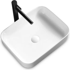 Mosdókagyló Asztali Téglalap alakú Demi Sim White Fehér Rea