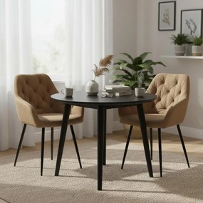 AVENBERG LOREN Étkezőszék szett - 2 db, bézs