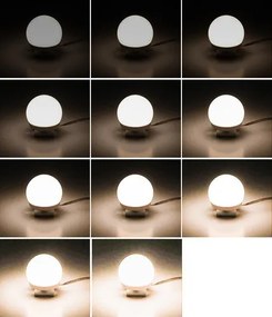 LED tükör/fésülködőasztal lámpák - 10 db.