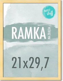 Képkeret 21x30 A4 Képkeretek Fotó 21x29,7 Mdf Arany