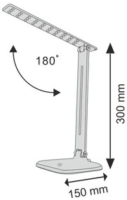 LED Dimmelhető érintős asztali lámpa JOWI LED/8W/230V fehér