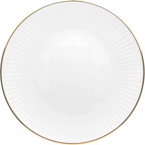 Tányér 26 cm Dália Arany vonal Chodzież