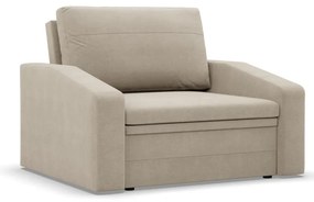Vertico fekvőfotel, 90 cm széles, fonott, bézs